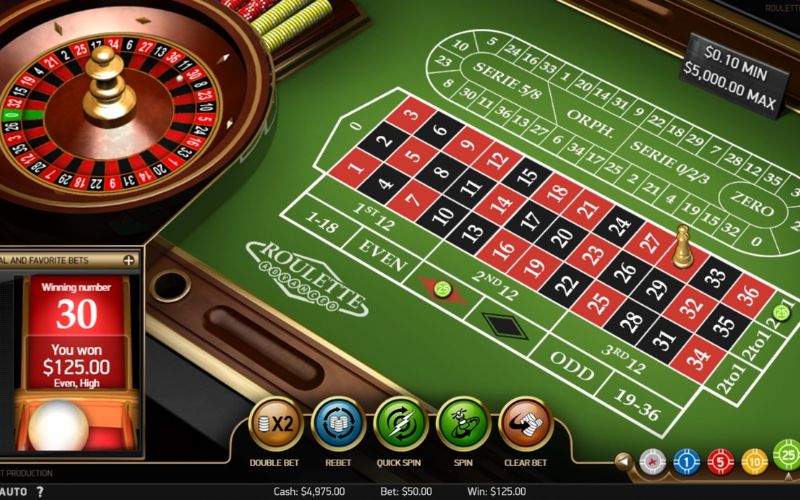 cách chơi Roulette trực tuyến
